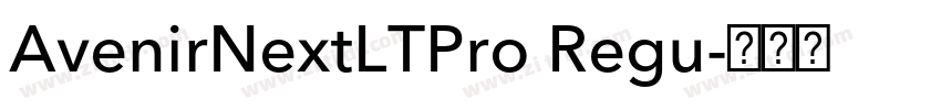 AvenirNextLTPro Regu字体转换